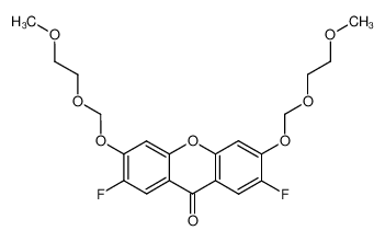 430459-53-3 structure, C21H22F2O8