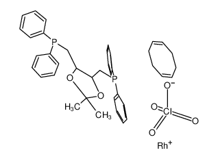 [Rh((-)-2,3-O-isopropylidene-2,3-dihydroxy-1,4-bis(diphenylphosphino)butane)(cyclooctadiene)]ClO4 70832-57-4