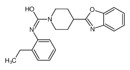 4-(1,3-Benzoxazol-2-yl)-N-(2-ethylphenyl)-1-piperidinecarboxamide