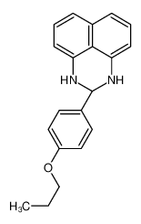 2-(4-propoxyphenyl)-2,3-dihydro-1H-perimidine 6076-61-5