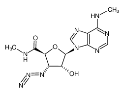 786665-77-8 (2S,3S,4R,5R) 3-azido-4-hydroxy-5-(6-methylamino-purin-9-yl)-tetrahydro-furan-2-carboxylic acid methylamide