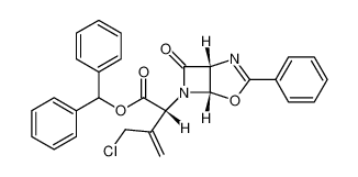 67977-79-1 (R)-3-chloromethyl-2-((1R)-7-oxo-3-phenyl-(1rH,5cH)-4-oxa-2,6-diaza-bicyclo[3.2.0]hept-2-en-6-yl)-but-3-enoic acid benzhydryl ester