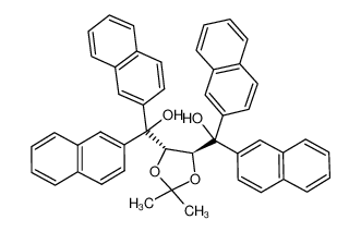 [(4S,5S)-5-[hydroxy(dinaphthalen-2-yl)methyl]-2,2-dimethyl-1,3-dioxolan-4-yl]-dinaphthalen-2-ylmethanol 137365-16-3