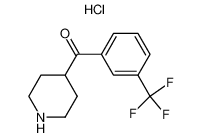 4-(3-Trifluoromethylbenzoyl)piperidine Hydrochloride 64670-97-9