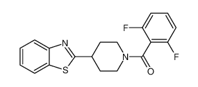 Piperidine, 4-(2-benzothiazolyl)-1-(2,6-difluorobenzoyl)- (9CI) 606082-64-8