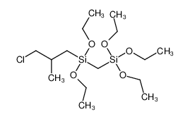 1,1,1,3,3-pentaethoxy-6-chloro-5-methyl-1,3-disilahexane 1621184-24-4