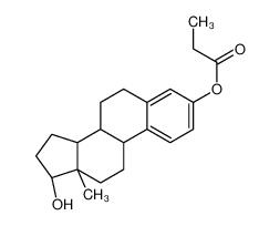 [(8R,9S,13S,14S,17S)-17-hydroxy-13-methyl-6,7,8,9,11,12,14,15,16,17-decahydrocyclopenta[a]phenanthren-3-yl] propanoate 1323-33-7