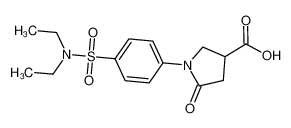 1-{4-[(Diethylamino)sulfonyl]phenyl}-5-oxopyrrolidine-3-carboxylic acid 794554-83-9