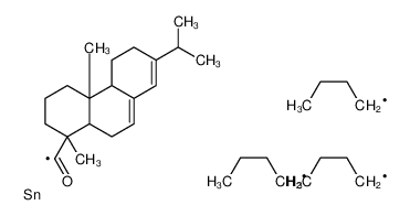 [(1S,4aR)-1,4a-dimethyl-7-propan-2-yl-2,3,4,4b,5,6,10,10a-octahydrophenanthren-1-yl]-tributylstannylmethanone 13387-91-2