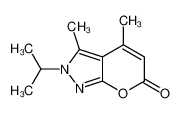 88550-04-3 3,4-dimethyl-2-propan-2-ylpyrano[2,3-c]pyrazol-6-one