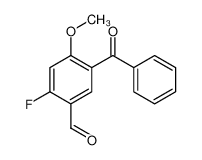 914397-15-2 5-benzoyl-2-fluoro-4-methoxybenzaldehyde