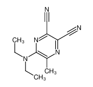 88548-89-4 5-(diethylamino)-6-methylpyrazine-2,3-dicarbonitrile