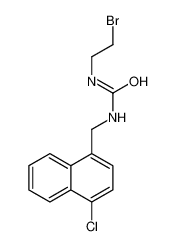 1-(2-bromoethyl)-3-[(4-chloronaphthalen-1-yl)methyl]urea 102434-21-9