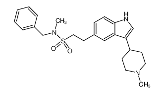 639008-15-4 spectrum, 2-[3-(1-methylpiperidin-4-yl)-1H-indol-5-yl]ethanesulfonic acid benzylmethylamide