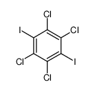 66693-20-7 structure, C6Cl4I2