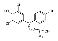 118290-03-2 spectrum, 2,6-dichloro-4-((4-hydroxy-2-(2-hydroxypropan-2-yl)phenyl)amino)phenol