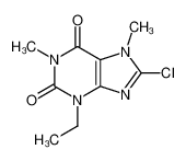 7468-66-8 8-chloro-3-ethyl-1,7-dimethylpurine-2,6-dione