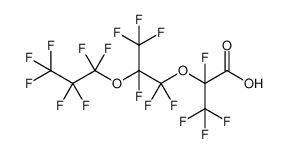 2,3,3,3-Tetrafluoro-2-(1,1,2,3,3,3-hexafluoro-2-(perfluoropropoxy)propoxy)propanoic acid 13252-14-7