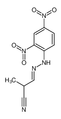 732-67-2 3-[(2,4-dinitrophenyl)hydrazinylidene]-2-methylpropanenitrile