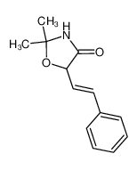 4-Oxazolidinone,2,2-dimethyl-5-(2-phenylethenyl)- 721-19-7