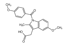 1568-31-6 2-[5-methoxy-1-(4-methoxybenzoyl)-2-methylindol-3-yl]acetic acid