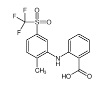 2-[2-methyl-5-(trifluoromethylsulfonyl)anilino]benzoic acid 51679-43-7