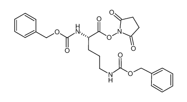 2,5-二氧代-1-吡咯烷基N2,N5-二[(苄氧基)羰基]-L-鸟氨酰i噻吩基n酸酯