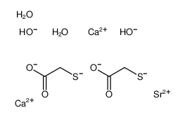 77648-52-3 structure, C4H10Ca2O8S2Sr