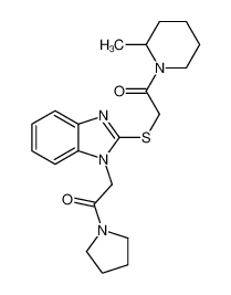 606109-68-6 structure, C21H28N4O2S