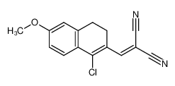 137100-26-6 spectrum, 1-chloro-6-methoxy-2-[β,β-dicyano]-3,4-dihydronaphthalene