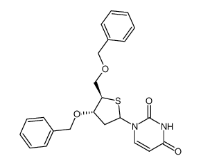 219613-62-4 spectrum, 1-((4S,5R)-4-(benzyloxy)-5-((benzyloxy)methyl)tetrahydrothiophen-2-yl)pyrimidine-2,4(1H,3H)-dione