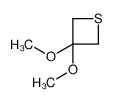 Thietane, 3,3-dimethoxy-