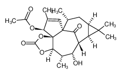 1453222-07-5 (3S,3aS,6aR,7S,8R,9R,9aR,10aR,12R,12aS)-8-hydroxy-2,7,10,10,12pentamethyl-5,13-dioxo-6a,7,9,9a,10,10a,11,12-octahydro-3H,8H-9,12a-methanocyclopenta[1,10]cyclopropa[6,7]cyclodeca[1,2-d][1,3 ]dioxol-3-yl acetate