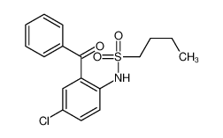 N-(2-Benzoyl-4-chlorophenyl)-1-butanesulfonamide 392305-35-0