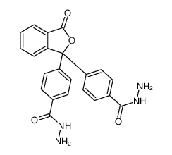 4,4'-(3-Oxo-1,3-dihydro-2-benzofuran-1,1-diyl)dibenzohydrazide 19261-73-5