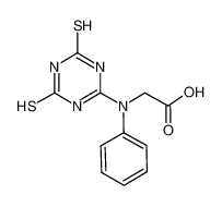 2-(N-[4,6-bis(sulfanylidene)-1H-1,3,5-triazin-2-yl]anilino)acetic acid 175161-86-1