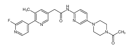 1243245-18-2 structure, C24H25FN6O2