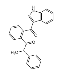 2-(1H-indazole-3-carbonyl)-N-methyl-N-phenylbenzamide 40142-62-9