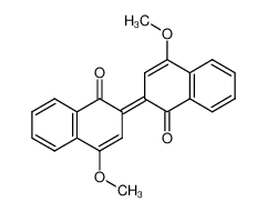 1244-92-4 spectrum, (E)-4-methoxy-2-(4-methoxy-1-oxonaphthalen-2(1H)-ylidene)naphthalen-1(2H)-one