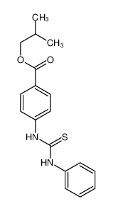 2-methylpropyl 4-(phenylcarbamothioylamino)benzoate 17180-07-3