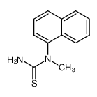 53663-34-6 N-methyl-N-[1]naphthyl-thiourea