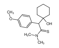 131801-70-2 N,N-dimethyl-α-(1-hydroxycyclohexyl)-p-methoxyphenylthioacetamide