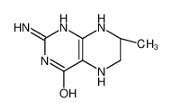 (7S)-2-amino-7-methyl-5,6,7,8-tetrahydro-1H-pteridin-4-one 79493-89-3