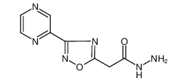 2-(3-吡嗪-2-基-1,2,4-恶二唑-5-基)乙肼