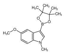 1201189-40-3 5-methoxy-1-methyl-3-(4,4,5,5-tetramethyl-1,3,2-dioxaborolan-2-yl)indole