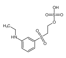 2-[3-(ethylamino)phenyl]sulfonylethyl hydrogen sulfate 83574-63-4