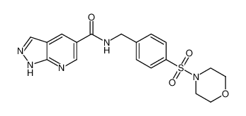 1453173-69-7 structure, C18H19N5O4S