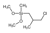 (3-Chloro-2-methylpropyl)dimethoxymethylsilane 18244-20-7