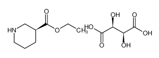 (S)-3-哌啶甲酸乙酯-D-酒石酸盐