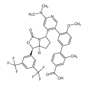 1432054-36-8 structure, C36H31F6N3O5